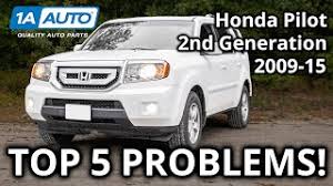 2017 honda pilot awd touring in steel sapphire metallic. Top 5 Problems Honda Pilot Suv 2nd Generation 2009 15 Youtube