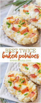 How To Make Twice Baked Potatoes Video Lil Luna Recipe Easy Twice Baked Potatoes Recipes Twice Baked Potatoes