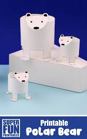 Computer's predominance might have hampered their strong presence, but the pen and paper do exist even in today's generation. Printable Polar Bear Paper Craft The Craft Train