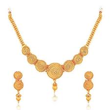 4.5 out of 5 stars. Buy Meenaz One Gram Stylish Forming Copper Gold Earrings Necklace Jewellery Set For Women Girls Stylish Latest 183 At Amazon In