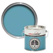 Colour Courage Majolica Blue B Q Lime Cream Diy Trends