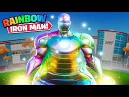 New fortnite holo foil skins gameplay! Thiccest Rainbow Iron Man In Fortnite My Gaming Blog