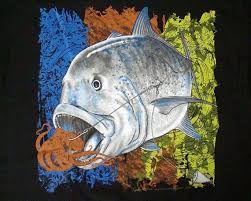Pimoe Polynesian Myth An Ulua Fish That Is The God Of Fishes He Was Caught By Maui With His Fish Hook Ba Mythological Creatures Mythical Creatures Mythology