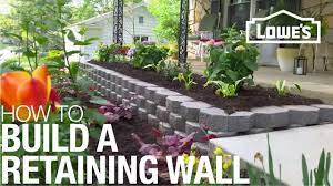 How to build a landscape wall. How To Build A Block Retaining Wall