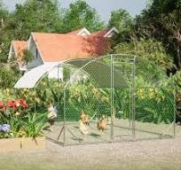 Amazon.com: Gallinero grande de metal con cubierta ...