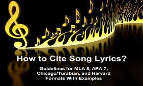 Search for text in self post contents. How To Cite Song Lyrics In Different Formats With Examples