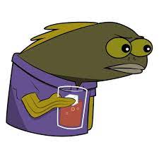 Spongebob Long Neck Fish Spongebob Spongebob Painting Valentine Stickers