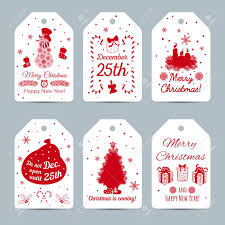 Set Of New Year Labels Christmas Labels With Silhouettes Snowman Royalty Free Cliparts Vectors And Stock Illustration Image 64751264