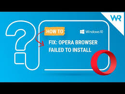 Then download opera mini on your pc and experience the features of the application. Opera Failed To Install Here S What You Need To Do