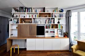 Si les grands placards sont plutôt destinés à accueillir de nombreuses affaires pour ranger la maison, on peut également s'en servir de bureau. Bureau Design Et Sur Mesure La Compagnie Des Ateliers