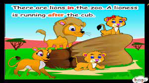 Short Animated Story A Visit To The Zoo Using Prepositions Grammar For Kids Youtube