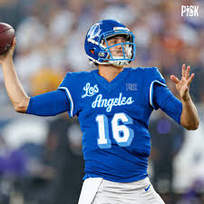 Top quality with embroidery brand logo and new original tags. This Lakers Rams Crossover Jersey Concept Looks Amazing On Jared Goff