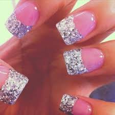 Pin By Edie H On My Style Makeup Hair And Embelishments Nail Designs Glitter Cute Nails French Tip Nails