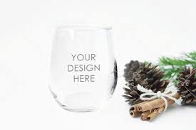 Stemless Wine Glass Mockup Graphic By Thesundaychic Creative Fabrica Stemless Wine Glass Wine Glass Mockup