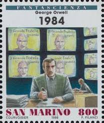 Literary Stamps Orwell George 1903 1950 Postage Stamp Art Stamp Old Stamps