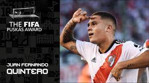 22 de junio de 2021 juan fernando quintero, futbolista. Juan Fernando Quintero Fifa Puskas Award 2019 Finalist Youtube