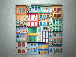 Singapore Shophouse Art Singapore Art Art Asian Art