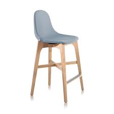 Contemporary Bar Stool Gotham Ws Sg Chairs More Wooden Polyurethane Commercial Narrow bar stools go great with small 30 inch round pub tables.