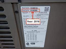 Air conditioner speaks serial, just like everything else. York Ac Age How To Find The Year Of Manufacture Waypoint
