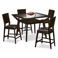 Mystic Dining Room 5 Pc Counter Height Dinette Value City Furniture 399 99 Dinette Sets Dining Furniture Sets American Signature Furniture