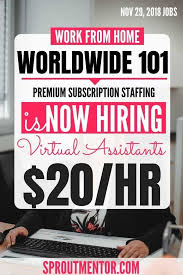 Work From Home Jobs November 29 2018 Work From Home Jobs Home Jobs Work For Hire