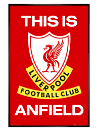 Apr 27, 2017 · the club initially took up the city of liverpool's coat of arms as its emblem. Gloss Black Framed This Is Anfield Liverpool Football Club Badge Poster Buy Online