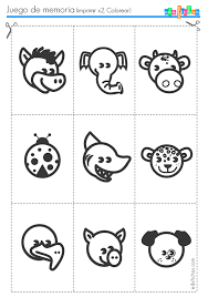 Juegos para adultos recomendados para mantener la mente en acción! Juegos De Memoria Para Ninos Para Imprimir Varios Ninos