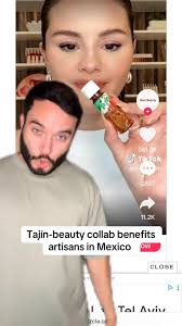 would you wear it? 🌶️💄 #mexicana #mexicanamerican #tajin #selenagomez  #rarebeauty