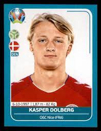Panini Uefa Euro 2020 Preview Kasper Dolberg Denmark No Den24 Christian Eriksen Escandinavia Futebol