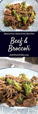 Beef And Broccoli Gluten Free Dairy Free Soy Free Just What We Eat Recipe Dairy Free Recipes Dinner Soy Free Dairy Free Gluten Free Dairy Free Recipes