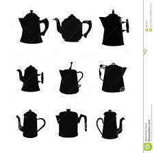 Vintage Coffee Pots In Silhouette Set Vintage Coffee Pot Vintage Coffee Coffee Pot