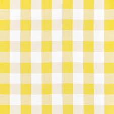 1 Yellow Gingham Fabric Yellow Fabric Pattern Gingham Fabric Yellow Pattern