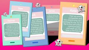 Rather, you need to decide if you value spending more time with each other since a relationship means you'll be doing just that. Five Expert Approved Break Up Texts To Send Instead Of Ghosting Bbc Three