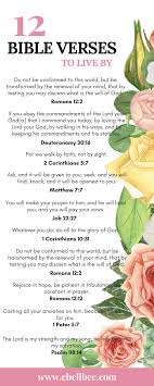 12 Bible Verse To Live By Faith Bible Prayer Scriptures Bible Prayers