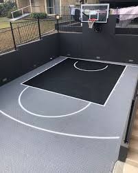 These tiles are perfect for basketball courts, as well as court flooring for volleyball, tennis, pickleball, and much more. Backyard Basketball Court Diy Kit 10x7m Msf Sports 1800courts
