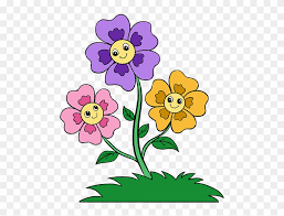 Beige and black five petaled flower cartoon image transparent background png clipart. How To Draw Cartoon Flowers Easy Step By Step Drawing Flowers Cartoon Png Transparent Clipart 1634974 Pikpng