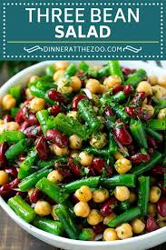 Three Bean Salad Recipe Bean Salad Green Bean Salad Chickpea Salad Salad Beans Vegetables Vegetaria Bean Salad Recipes Green Bean Dishes Bean Recipes