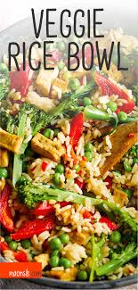 Veggie Rice Bowl Recipe Veggie Rice Bowl Rice Bowls Recipes Rice Bowl Recipes Healthy