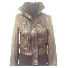 R O By Reilly Olmes Leather Jacket Leather Jacket Jackets Brown Jacket
