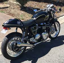 Finished And Back Home Triumph Motorcycles Cafe Racer Triumph Bonneville