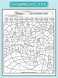 Colorear Por Numeros Pdf