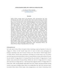 Contoh kajian tindakan bahasa inggeris sekolah rendah. Pdf Upaya Bahasa Melayu Sebagai Sarana Ilmu