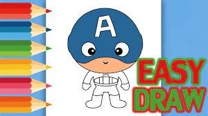 How To Draw And Color Captain America L Coloring Pages Videos For Kids L Kids Draw Drawin Captain America Coloring Pages Coloring Pages Learning Colors