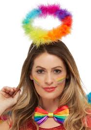 Rainbow Angel Halo Costume Headband