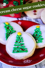 Cream Cheese Sugar Cookies Recipe Best Christmas Cookies Christmas Sugar Cookies Homemade Cookies