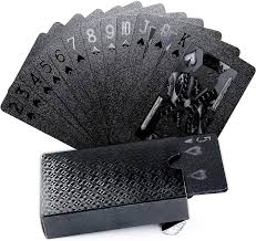 Whereas in a cmyk color space, it is composed of 100% cyan, 53.5% magenta, 0% yellow and 61.2% black. Amazon Com Joyoldelf Cool Black Foil Poker Playing Cards Waterproof Deck Of Cards With Gift Box Use For Party And Game Toys Games