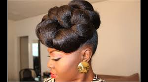 All you have to do is to cut off the sides and back of your hair, then sweep your black curls forward to bless your forehead with them if they long enough. 6 Easy Updo High Bun Hairstyle Tutorials For Black Women