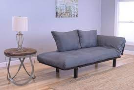 Metal futon frames stand up to the roughest treatment and are harder to nick or scratch than solid wood futon frames. Everett Convertible Lounger Futon And Mattress Furniture Daybed Leather Futon