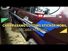 Yuwan stiker tidak ada ulasan kabupaten jombang, jawa timur, naff stiker (cutting and cutting sticker mobil, daftar harga cutting sticker mobil full body, harga pasang stiker atap mobil, merk stiker. Cara Pasang Cutting Sticker Mobil Secara Manual Youtube