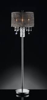 Alongdeng led floor lamps, 10 brightness levels & 3 color temperature 1800 lumens 14 watt black led dimmable modern color gooseneck for bedroom office reading living room office piano. 62 H Classy Crystal Floor Lamp Chandelier Floor Lamp Amazon Com